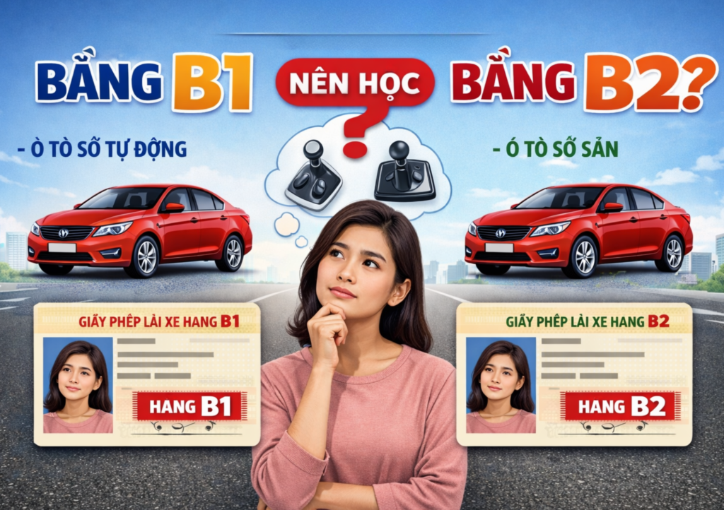 Nên Học Bằng Lái Xe B1 Hay B2-Bằng Lái Xe Ô Tô
