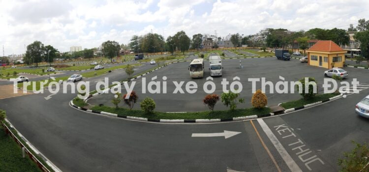 Sân Tập Lái Xe Trường Dạy Lái Xe Thành Đạt-Thi Bằng Lái Xe 2 Bánh TPHCM