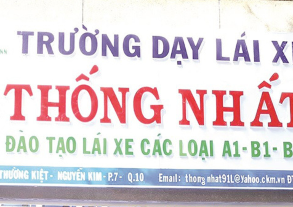 Trung tâm Giáo Dục Nghề Nghiệp lái Xe Thống Nhất-Thi Bằng Lái Xe 2 Bánh TPHCM